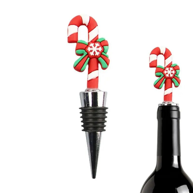 Kalėdų vyno kamštis Vynas Šviežiai išlaikomas kamštis Bar Priedai Vyno viskio alaus butelio kamštis Wine Corker Sealer