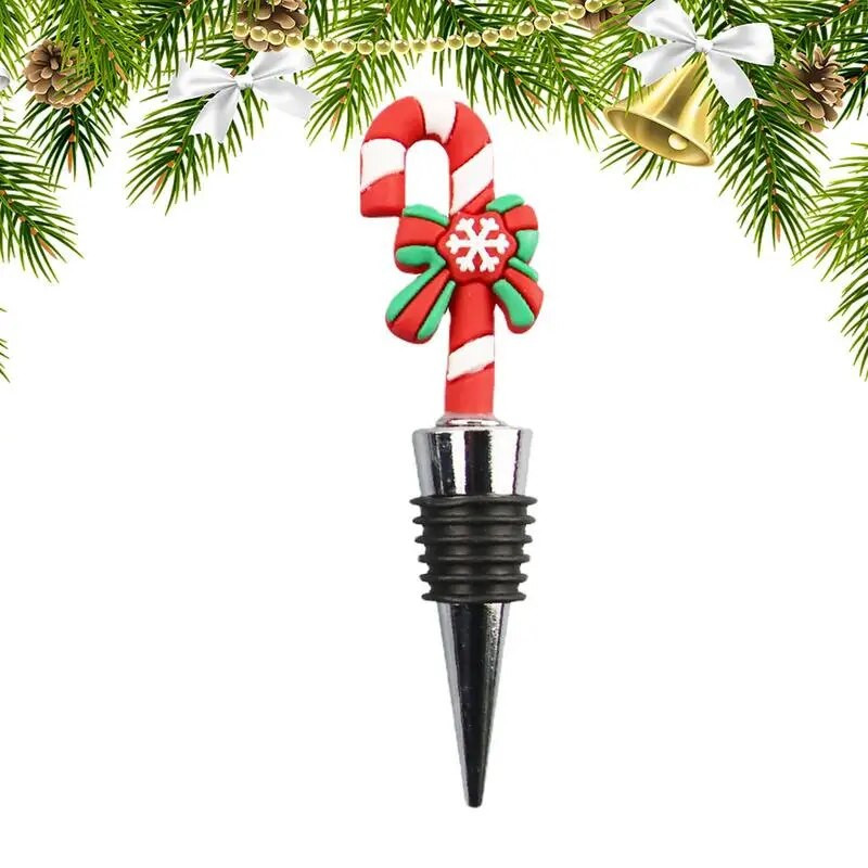 Kalėdų vyno kamštis Vynas Šviežiai išlaikomas kamštis Bar Priedai Vyno viskio alaus butelio kamštis Wine Corker Sealer