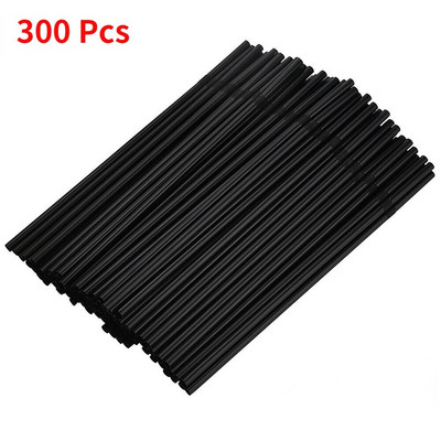 Plastikust kõrred 300 tk 21cm pikk peopaindlik joogikõrs köögi mahla kokteili jaoks ühekordseks kasutamiseks mõeldud kööginõud joogitarvikud