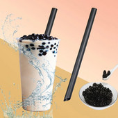 100db/csomag 12mm nagy méretű eldobható szalma műanyag ivószalma buborék tea kellékek