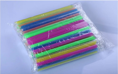 100db/csomag 12mm nagy méretű eldobható szalma műanyag ivószalma buborék tea kellékek