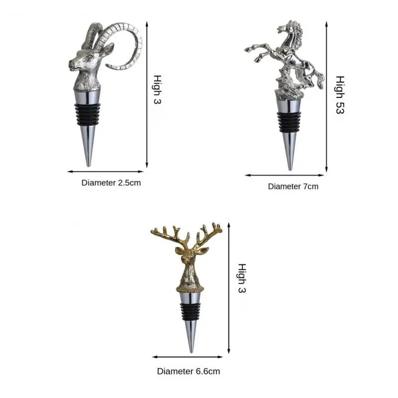 1 vnt Baro vyno piltuvas Cinko lydinys Elnias Briedis Arklio vyno kamštis Gėrimai Baras Gėrimų įrankiai Naktinio klubo baro priedai Virtuvės įrankiai