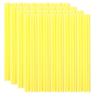 100tk plastikkõrred Ühekordsed värvilised piimatee piimakokteil Plastikust kõrs köögibaari peotarbed kokteilijoogikõrs