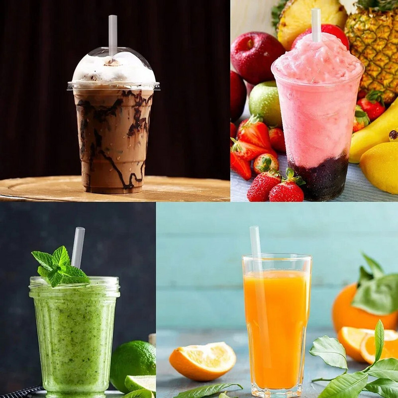 100 tk laiad suured plastkõrred Värvilised ühekordsed joogikõrrepidu sünnipäevakokteilimullid piimatee mahla kõrrepulga tööriistad