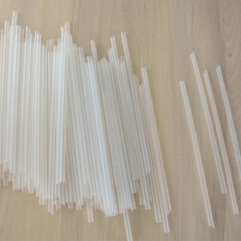 100 τεμ Πλαστικά άχυρα μιας χρήσης 15 cm κοντά διαφανή μυτερά αξεσουάρ Εμπορική κουζίνα DIY σκληρό χύμα λεπτό ψάθινο