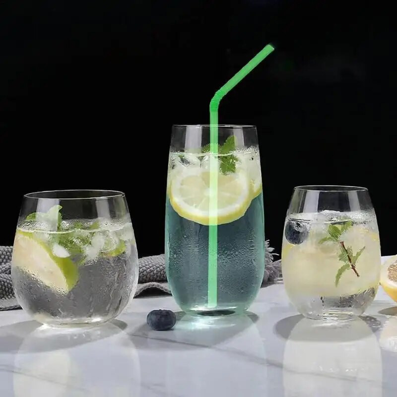 Šarene savitljive slamke za piće 100 KOM. Duge slamke Bar Party Vjenčanje Pribor za djevojačku zabavu Dekoracije za mladence