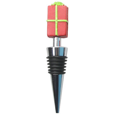 Kalėdų serijos vyno kamštelis baro vakarėlio dekoras Sniego senio forma Šviežiai išsilaikantis vyno šampano butelio kamštis vakuuminiu būdu uždarytas priedas