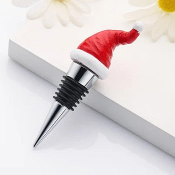 Διακοσμητικό χριστουγεννιάτικο πάρτι Wine Stopper Bar Διακοσμητικό καπάκι μπουκαλιού Χριστουγεννιάτικο καπέλο σαμπάνιας Πώματα μπουκαλιών Αξεσουάρ κρασιού