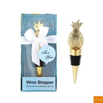 Pineapple Διακοσμητικό πώμα μπουκαλιού Wine Fresher Stopper Δώρα για πάρτι γενεθλίων Μπομπονιέρες γάμου για τους καλεσμένους Επετειακό ντεκόρ για μπουκάλια