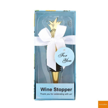 Pineapple Διακοσμητικό πώμα μπουκαλιού Wine Fresher Stopper Δώρα για πάρτι γενεθλίων Μπομπονιέρες γάμου για τους καλεσμένους Επετειακό ντεκόρ για μπουκάλια