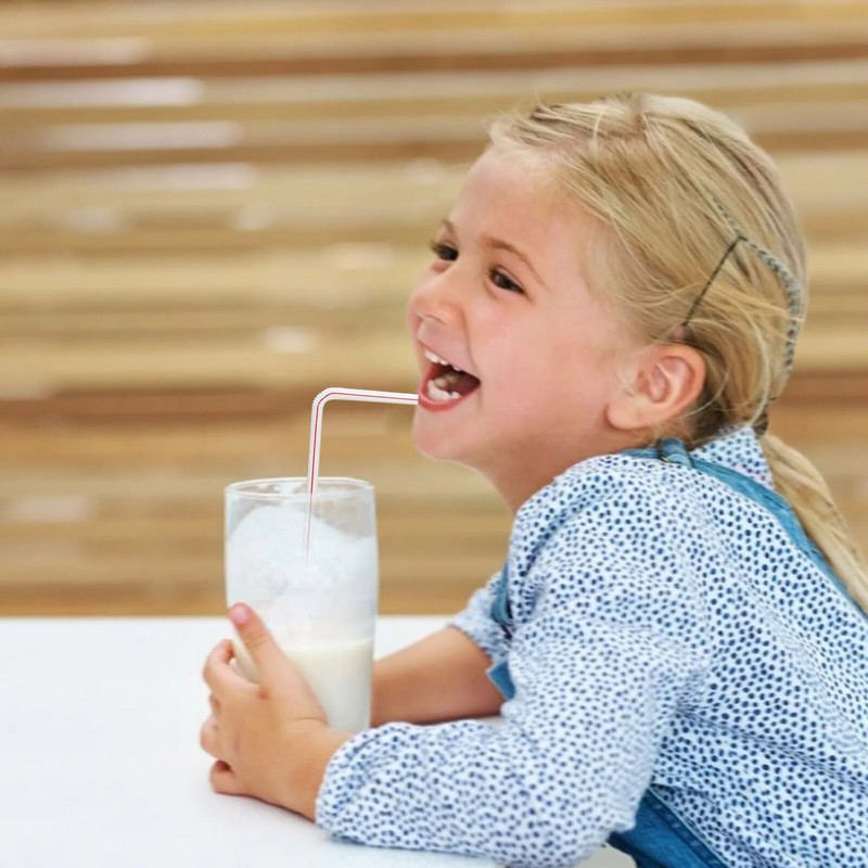 200 tk ühekordselt kasutatav värviline küünarnuki materjal kõrred mahl joogipiim tee õled klassiruumis kasutamiseks