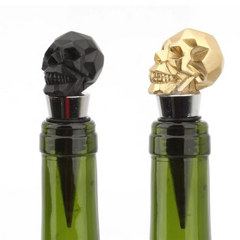 Πώμα φιάλης κόκκινου κρασιού για Halloween Skull Champagne ανάποδο εργαλείο βύσματος σφραγιστικού