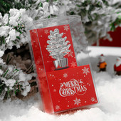 Πώμα κόκκινου κρασιού σε σχήμα χριστουγεννιάτικου δέντρου