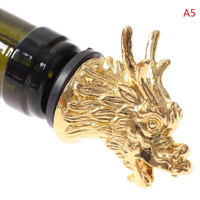 1Pc κράμα ψευδαργύρου Animals Head Wine Pourer Πώματα για μπουκάλια κρασιού Wine Aerators Gift Home Wine Stopper