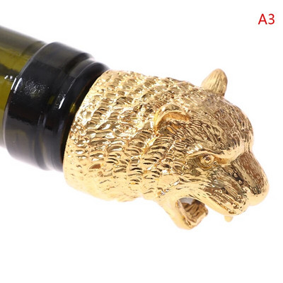 1Pc κράμα ψευδαργύρου Animals Head Wine Pourer Πώματα για μπουκάλια κρασιού Wine Aerators Gift Home Wine Stopper