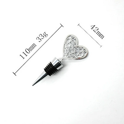 Kovové jednoduché zátky na víno v tvare srdca, silikónová zátka na víno v tvare srdca, zátka na udržiavanie čerstvosti, barové doplnky, domáce bary