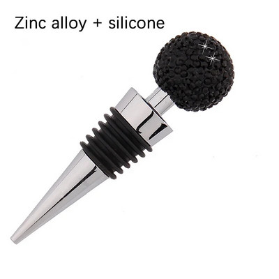 Πώματα για μπουκάλια κρασιού 1 τμχ από κράμα ψευδαργύρου Crystal Bling βύσμα σφράγισης καπακιού μπουκαλιού για δώρο Εργαλεία μπάρα ποτών σαμπάνιας με ουίσκι κόκκινου κρασιού