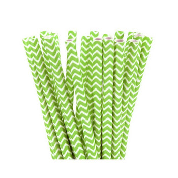 25 бр. Тревни зелени хартиени сламки за рожден ден Сватба Декоративно събитие Парти консумативи Екологични сламки за пиене