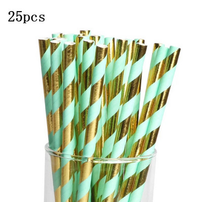 25vnt Geriamasis popierius Šiaudeliai flamingo Šiaudeliai Helovino Kalėdų Dovana Kūdikių Dušo dekoravimui Vakarėlio reikmenys