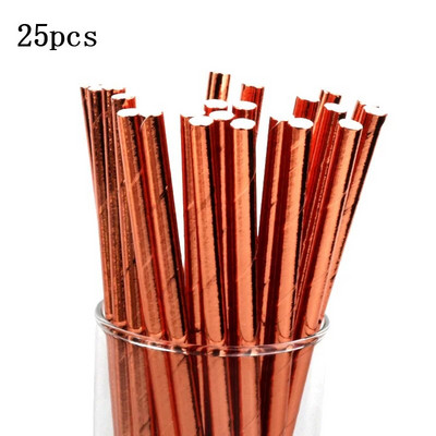 25vnt Geriamasis popierius Šiaudeliai flamingo Šiaudeliai Helovino Kalėdų Dovana Kūdikių Dušo dekoravimui Vakarėlio reikmenys