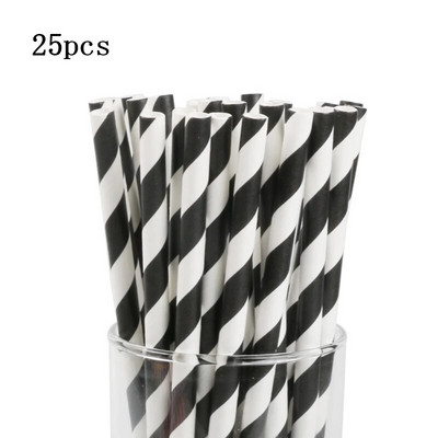 25vnt Geriamasis popierius Šiaudeliai flamingo Šiaudeliai Helovino Kalėdų Dovana Kūdikių Dušo dekoravimui Vakarėlio reikmenys