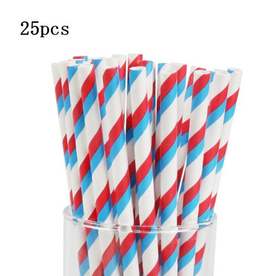 25vnt Geriamasis popierius Šiaudeliai flamingo Šiaudeliai Helovino Kalėdų Dovana Kūdikių Dušo dekoravimui Vakarėlio reikmenys