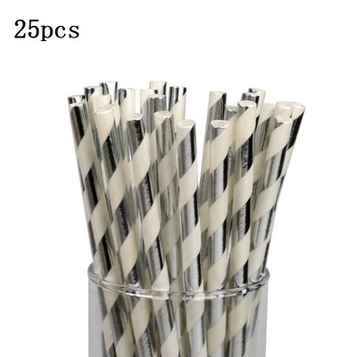 25vnt Geriamasis popierius Šiaudeliai flamingo Šiaudeliai Helovino Kalėdų Dovana Kūdikių Dušo dekoravimui Vakarėlio reikmenys