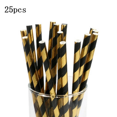 25vnt Geriamasis popierius Šiaudeliai flamingo Šiaudeliai Helovino Kalėdų Dovana Kūdikių Dušo dekoravimui Vakarėlio reikmenys