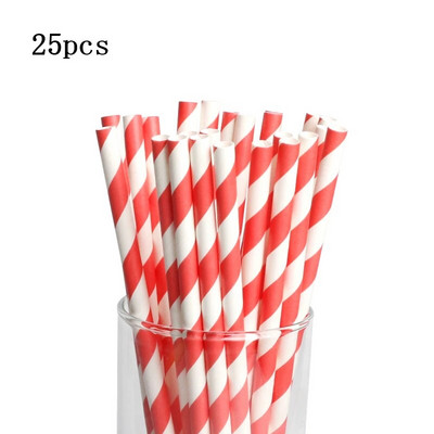 25vnt Geriamasis popierius Šiaudeliai flamingo Šiaudeliai Helovino Kalėdų Dovana Kūdikių Dušo dekoravimui Vakarėlio reikmenys