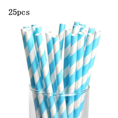 25vnt Geriamasis popierius Šiaudeliai flamingo Šiaudeliai Helovino Kalėdų Dovana Kūdikių Dušo dekoravimui Vakarėlio reikmenys