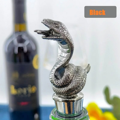 Anotacija Kūrybinis gyvatės vyno kamštis Cinko lydinio vyno butelis Laikyti šviežią kamštelį Baras Įrankiai Dekoracijos Vyno burna