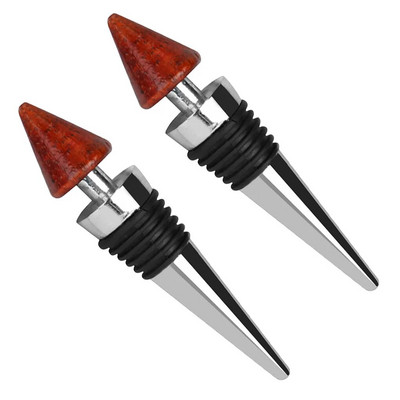 Roostevabast terasest veini- ja joogipudeli kork, südamekujuline korduvkasutatav šampanjasäästja, 2tk