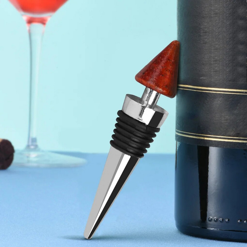 Roostevabast terasest veini- ja joogipudeli kork, südamekujuline korduvkasutatav šampanjasäästja, 2tk