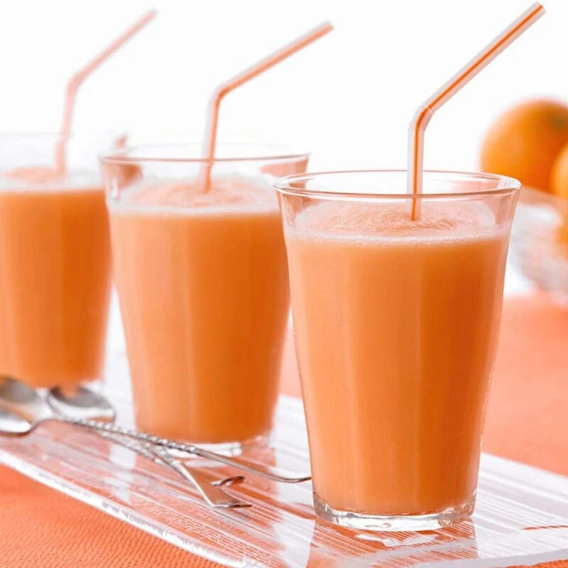 300 tk värvilised ühekordsed kõrred Köök Paindlik plastikkõrs piima tee mahla kokteilipeo baari tarvikud Joogikõrred