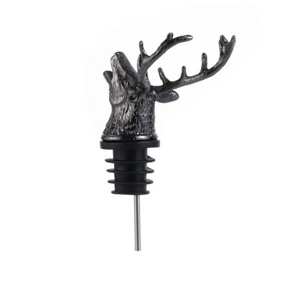 Točilo za vino od legure cinka Glava jelena Unikatni čepovi boca za vino od jelena Perlatori za vino Barski alati Kuhinjski pribor Točio za vino