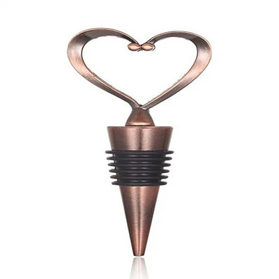 Love Heart Shape, Starfish, Mr & Mrs vyno butelio kamštis Cinko lydinio daugkartinio naudojimo kištukas Laikykite vyną šviežią, kad mielieji padovanotų vestuves