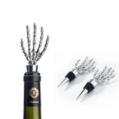 Kaukolės rankinis vyno butelio kamštis Metalinis vyno butelio kamštis Daugkartinis vakuuminis sandarinimo butelio kamštelis šampano kamštelis vyno dovanų baro įrankis