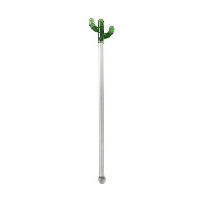 Coffee Stir Sticks Glass Cute Cactus Shape Swizzle Sticks Holiday Stir Sticks Επαναχρησιμοποιήσιμα αναδευτήρια ποτών αναδευτήρα για ροφήματα καφέ