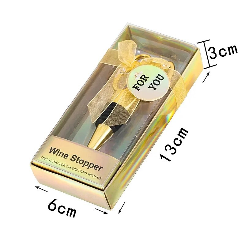 Baro butelio kamščio puošmena 60-mečio gimtadienio dovana svečiams Vakarėlio grąžinimo dovanos, metalinis numeris 60 formos vyno kamštis