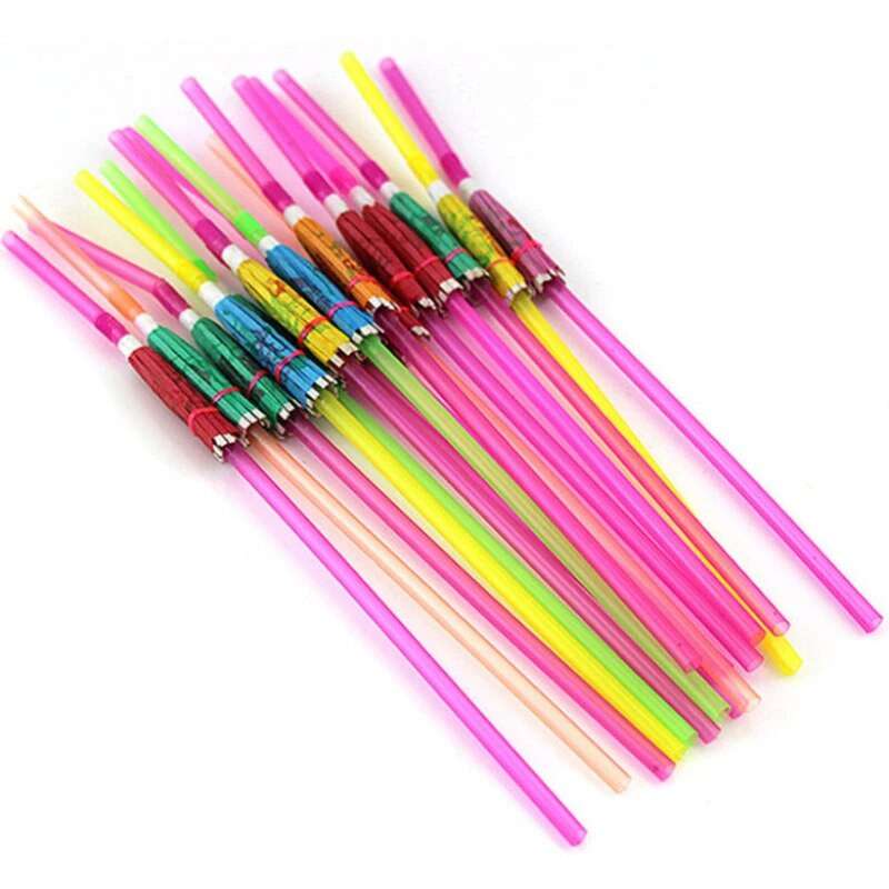 50 τμχ Ομπρέλα Κοκτέιλ Drinking Καλαμάκια μιας χρήσης Hawaii Party Facvor Juice Ομπρέλες Καλαμάκια για Μπαρ Καλοκαιρινή διακόσμηση σπιτιού