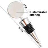 1/2/3 vnt vyno butelio kamštis apvalus metalinis konservavimo sandarinimo dangtelis šampano kamštis vyno dovanos butelio kamštis virtuvės priedai