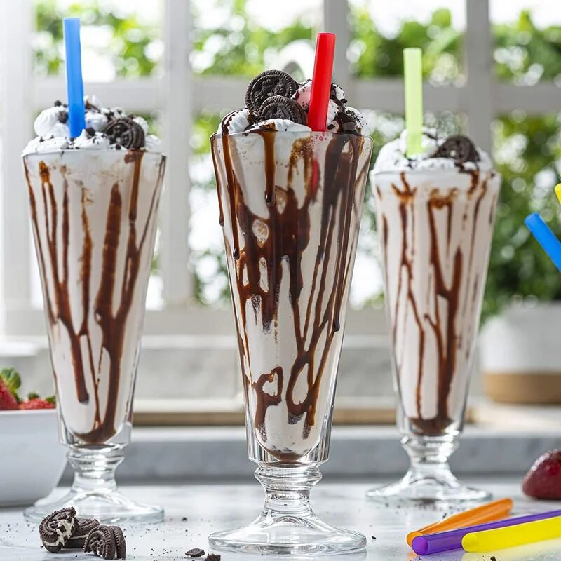 100 vnt. daugiaspalvių vienkartinių šiaudelių, atskirai suvynioti dideli gėrimo šiaudeliai Platūs pieno arbatos kokteilių sultys gėrimų plastikiniai šiaudeliai