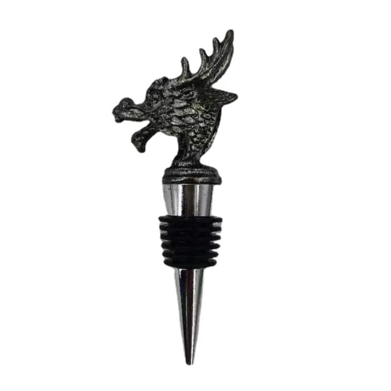 „Art Divine Dragon Head“ butelio kamštis Raudonojo vyno viskio degtinė Laikyti šviežią kalėdinės dovanos papuošalai