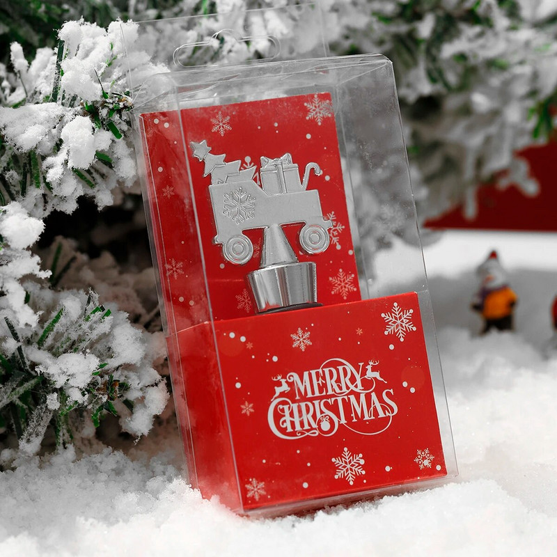 Jõuluhõbedast tsingisulamist autodisain Red Wine Stopper