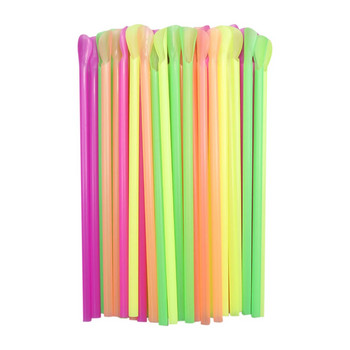 Sno Spoon Straws T Post Caps Не се огъват Снимка