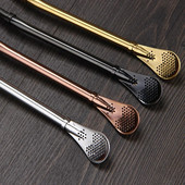 4tk Yerba Mate põhufilter +1 hari korduvkasutatav 304 roostevabast terasest Bombilla joogikõrs metallist teetööriistad baaritarvikud