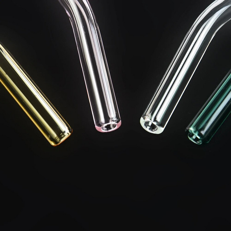 Värviline korduvkasutatavate klaaskõrte komplekt mahla / joogi / smuuti / shakemile jaoks, nõudepesumasinas ohutu ja purunemiskindel.