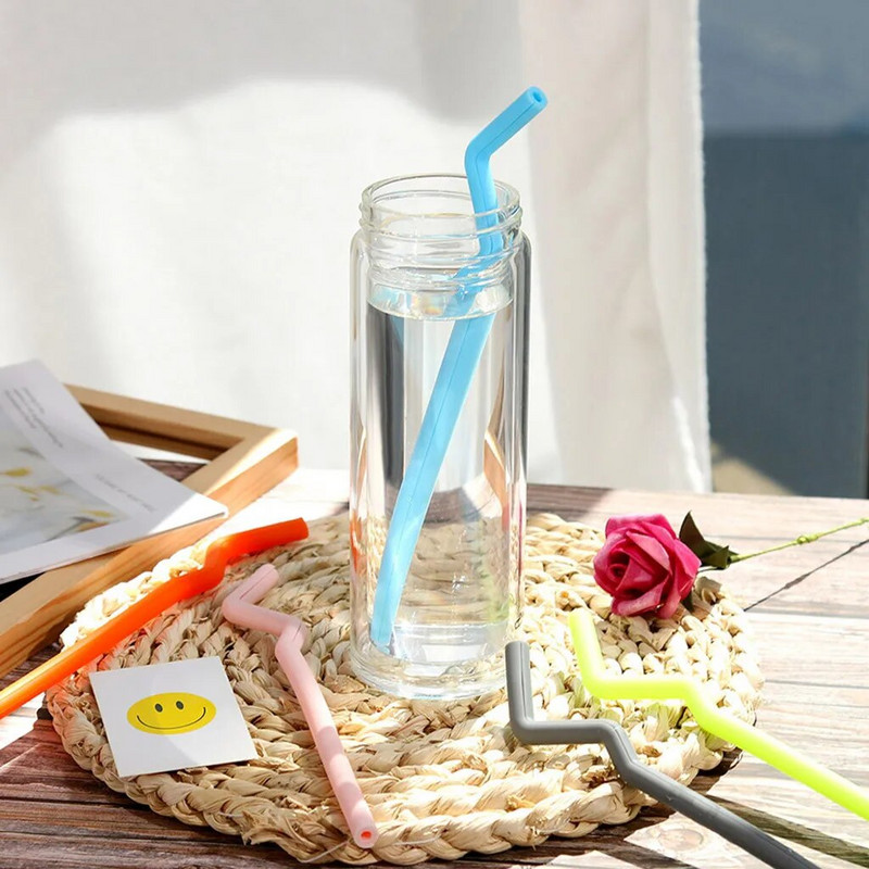 Daugiaspalvis baro kokteilis, 5 vnt., gėrimas, kartojamas šiaudų šiaudelis namų vakarėlio virtuvė, valgomasis ir baras