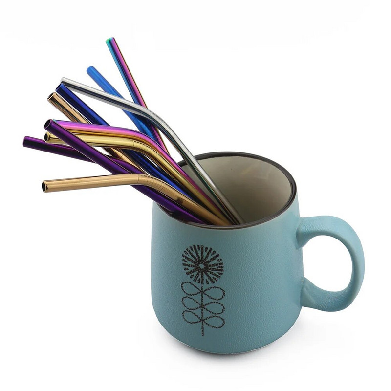 1/4/8tk Metallist kõrrekomplekt Korduvkasutatav kõrs 304 roostevabast terasest joogikõrs harjaga Keskkonnasõbralik roosa kõrs kruuside jaoks 20/30 untsi