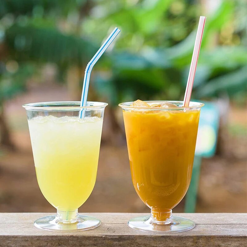 Spalvingi vienkartiniai šiaudeliai Plastikiniai lankstūs šiaudeliai Virtuvė Pienas Arbatos Sultys Kokteilis Geriamasis šiaudeliai Vestuvių vakarėlio baro reikmenys